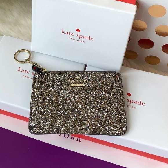 kate spade Handbags - 🌹Kate Spade Glittery Credit Card  Coin purse 🌹